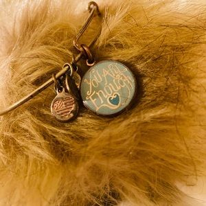 2017 Alex and Ani “you are enough” bangle
